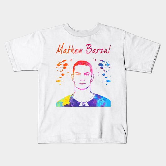 Mathew Barzal Kids T-Shirt by Moreno Art